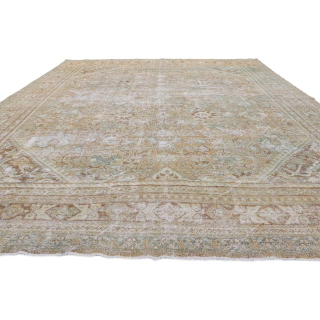 Modern Early 20th Century Antique Persian Mahal Rug, 09'00 X 12'06 For Sale - Image 3 of 9