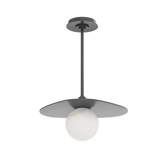 The Rhoads Pendant captures the collection’s sculptural balance in its most distilled form. A single alabaster-glass globe...