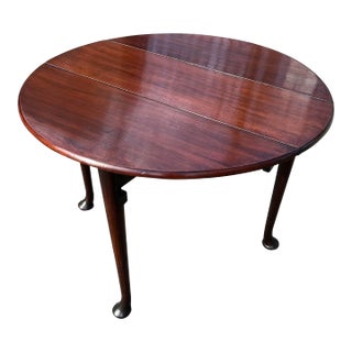 Antique Georgian Mahogany Gate-Leg Table For Sale