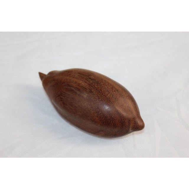 Brown Wooden Fruits and Tray, Set of 8 For Sale - Image 8 of 18