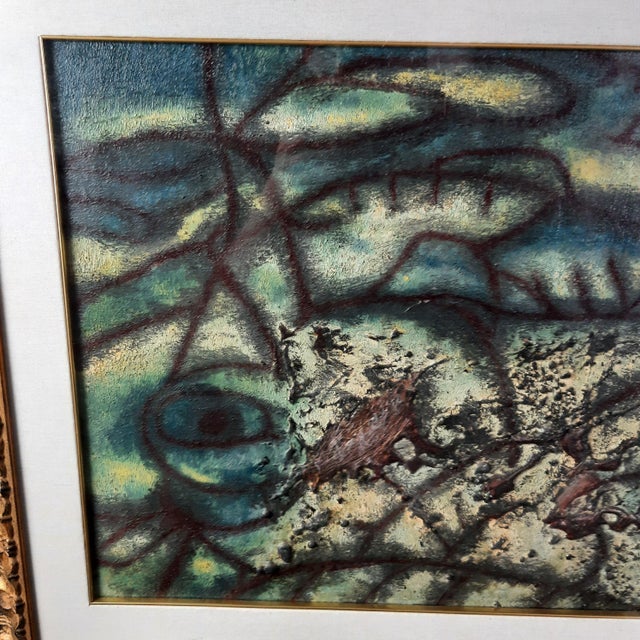 Mario Ranieri, Son of Fire, 20th Century, Oil on Canvas For Sale - Image 5 of 17