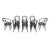 Vintage Bentwood Dining Chairs from ZPM Radomsko, 1960, Set of 8 For Sale - Image 13 of 13
