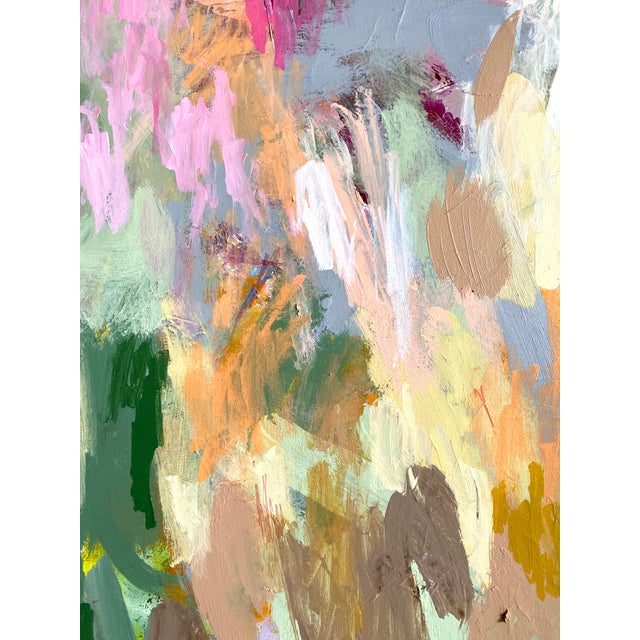 2020s "Spring Ether" 2026 Original Painting With Vintage Frame by Jessalin Beutler For Sale - Image 5 of 5
