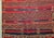 Vintage Moroccan Kilim Tribal Rug, Handwoven Wool, Red & Blue Stripes, 5' X 8' For Sale - Image 17 of 18