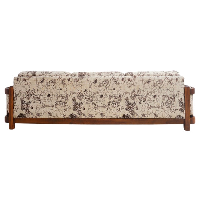 Mid-Century Modern Floral Print Sofa by Carsons, 1970s For Sale - Image 3 of 8