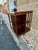 Brown Vintage Sheraton Revival Mahogany & Satinwood Revolving Bookcase For Sale - Image 8 of 12