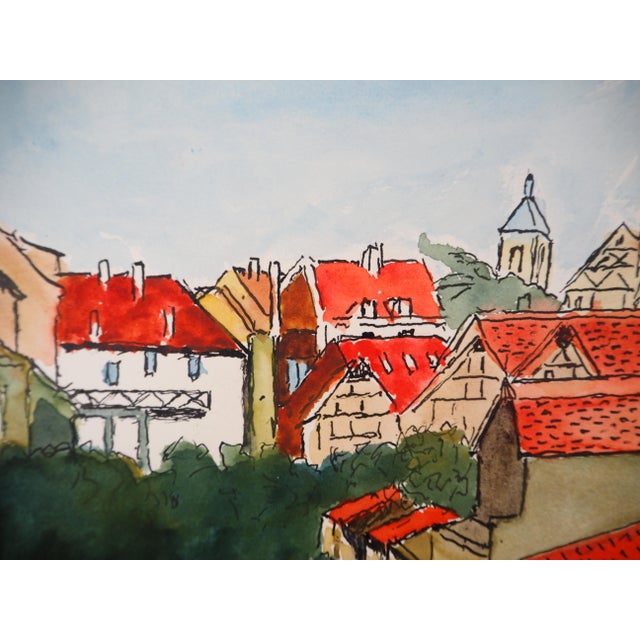 Elisée Maclet: La Petite France in Strasbourg, 20th Century, Watercolor For Sale - Image 5 of 8