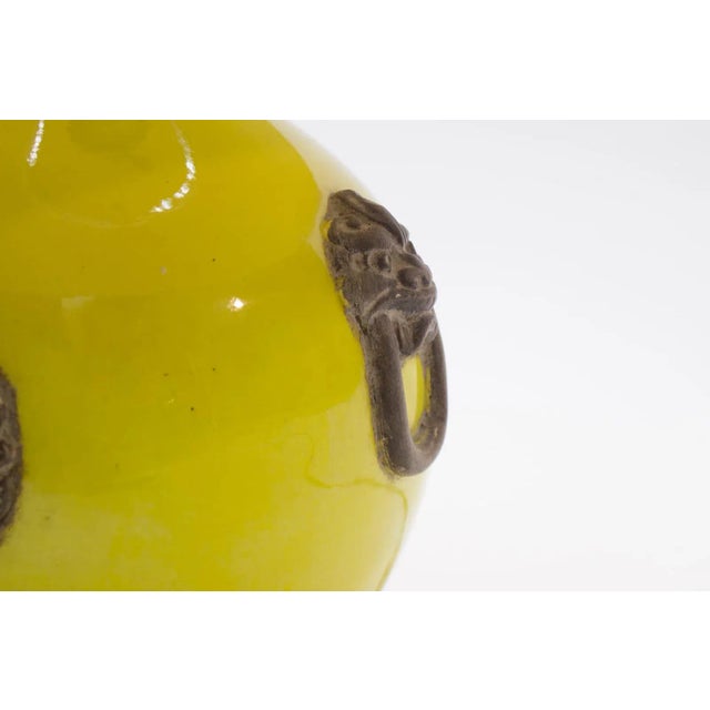 Ceramic Glazed Table Lamp by Ugo Zaccagnini, 1960s For Sale - Image 7 of 12