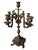 Pair of Mid-Nineteenth Century Bronze Rococo Candelabras For Sale - Image 4 of 11