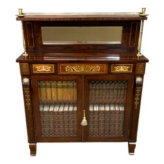 Regency Rosewood Chiffonier with Brass Inlaid, 1810 For Sale
