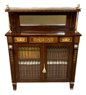 Regency Rosewood Chiffonier with Brass Inlaid, 1810