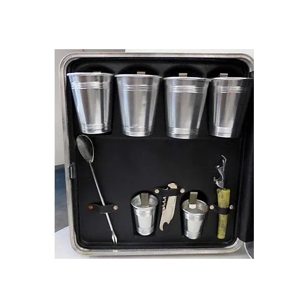 Mid-Century Modern Mid Century Drinks Travel Kit For Sale - Image 3 of 7