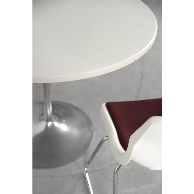 Vintage Dining Table with Metal Tulip Leg, 1970s For Sale - Image 16 of 18