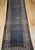 Vintage Kurdish Runner Rug, Hand-Knotted Wool, All-Over Paisley Pattern, Blue & Green, 3x15 For Sale - Image 13 of 17