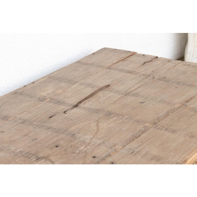 Traditional 74" Long Antique Heritage Teak Coffee Table For Sale - Image 3 of 9