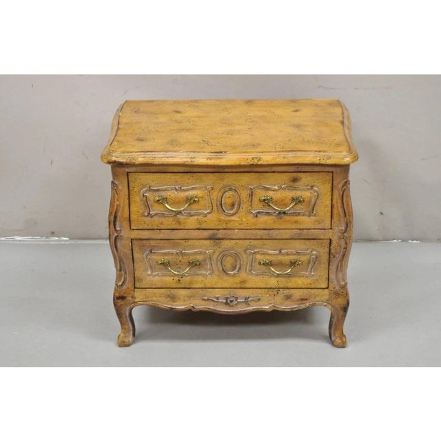 Vintage Italian Salesman Sample Louis XV Commode Jewelry Box Miniature Chest For Sale - Image 11 of 11