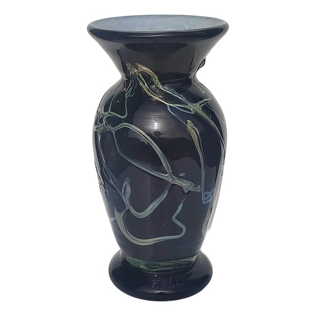 Glass Paste Vase by Florea Silviu For Sale