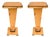 Art Deco Pedestal Tables in Bird's Eye Maple, 1930s, Set of 2 For Sale