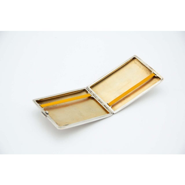 Cigarette Case in Silver, in Very Good conditions. Designed 1920 to 1949 This piece has an attribution mark, I am sure...