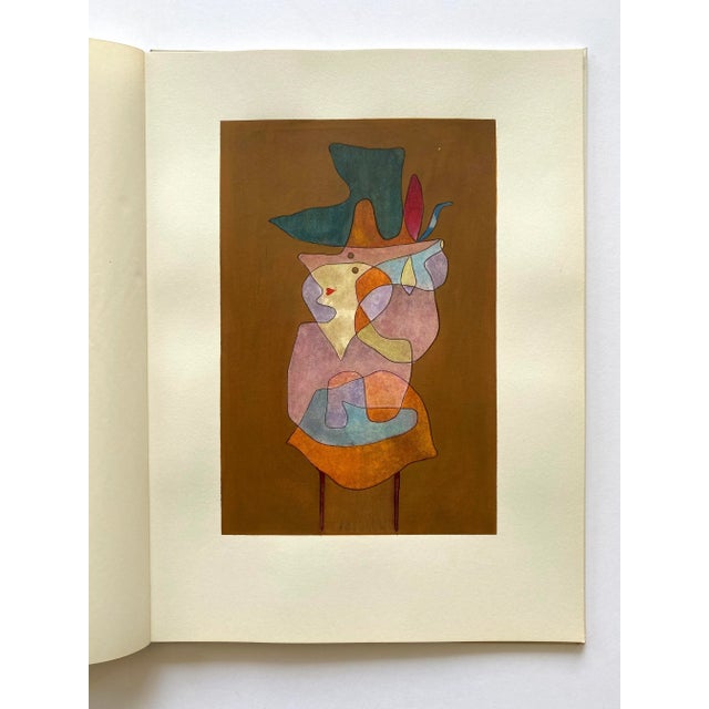 Paul Klee Vintage 1958 LMTD First Edition Rare Fine Art Pochoir Prints Portfolio Extra Large Hardcover Mid Century Modernist Art Book For Sale - Image 10 of 12