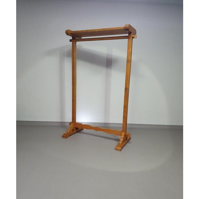 Oak Floor Coat Rack For Sale - Image 3 of 18