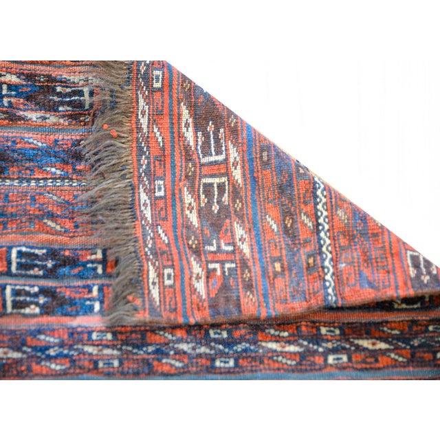 Red Late 19th Century Vintage Turkish Rug For Sale - Image 8 of 10