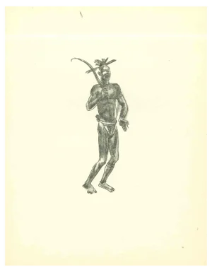 Emmanuel Gondouin, Farmer, Original Lithograph, 1930s