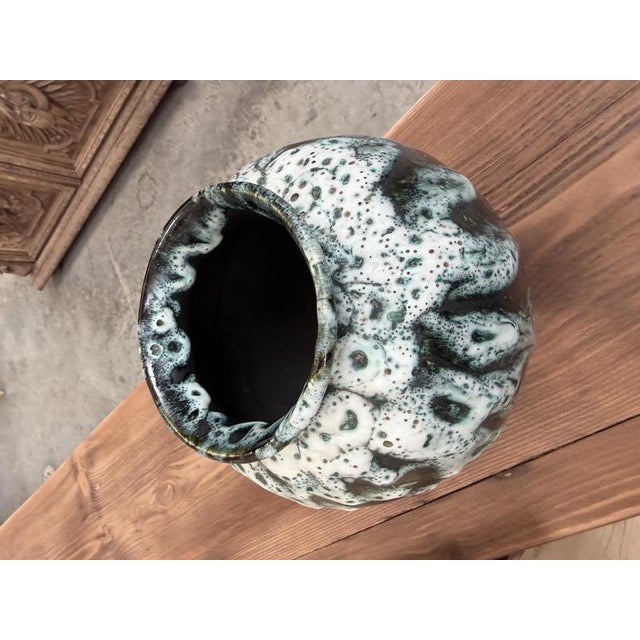 Vintage Ceramic Vase, 1960s For Sale - Image 3 of 5