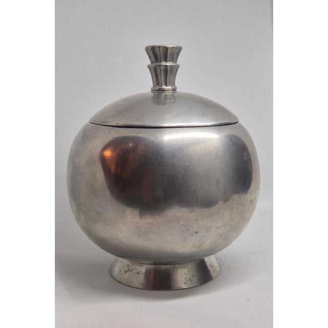 Swedish Grace Decorative Pewter Box by Harald Linder, Uppsala, 1933 For Sale - Image 6 of 12