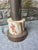 Brass Vintage Brass and Marble Table Lamp For Sale - Image 8 of 12