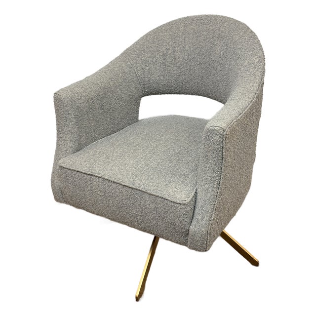 Lulu & Georia Amaris Swivel Office Chair, Gray For Sale