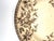 English Antique English Brown Transferware Plate – Asian-Inspired Floral For Sale - Image 3 of 5