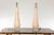 Mid 20th Century English Midcentury Pine Table Lamps with Natural Finish and Lucite Bases - Pair For Sale In Atlanta - Image 6 of 12