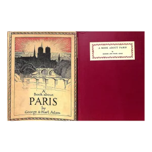 "A Book About Paris" Book 1920 Adam, George & Pearl
