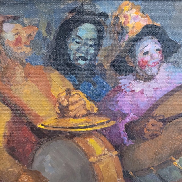 José María García Fernández, Carnavales, Castilviejo, 1960s, Oil on Canvas, Framed For Sale - Image 13 of 18