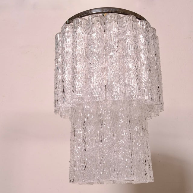 Murano Glass Tronchi Chandelier from Venini, 1970s For Sale - Image 12 of 17