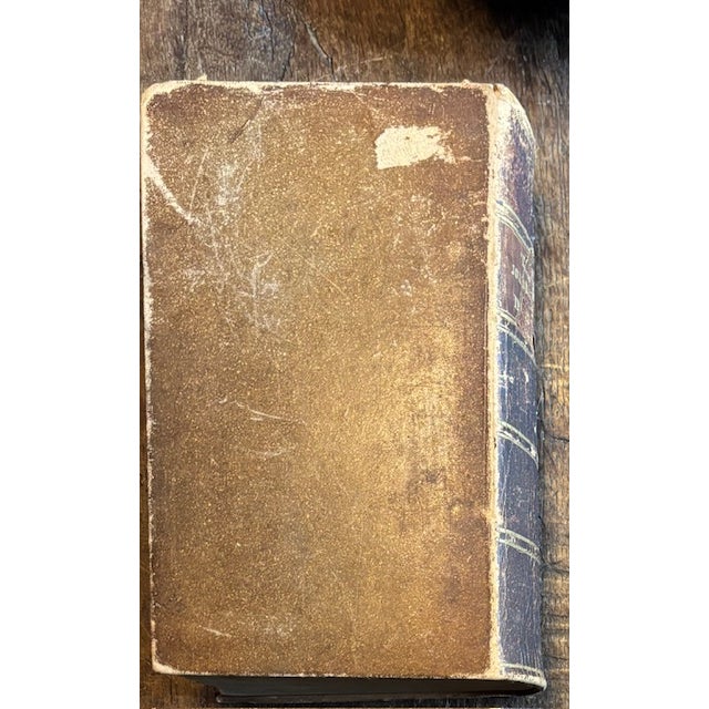 Mid 19th Century Antique Leather Book - Johnsons English Dictionary - Todd Edition Philadelphia - 1844 For Sale - Image 5 of 5
