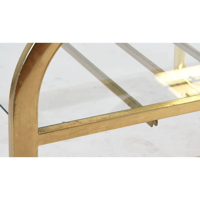 DIA - Design Institute America Mid 20th Century Expandable Dia Brass Etagere in the Style of Milo Baughman For Sale - Image 4 of 6