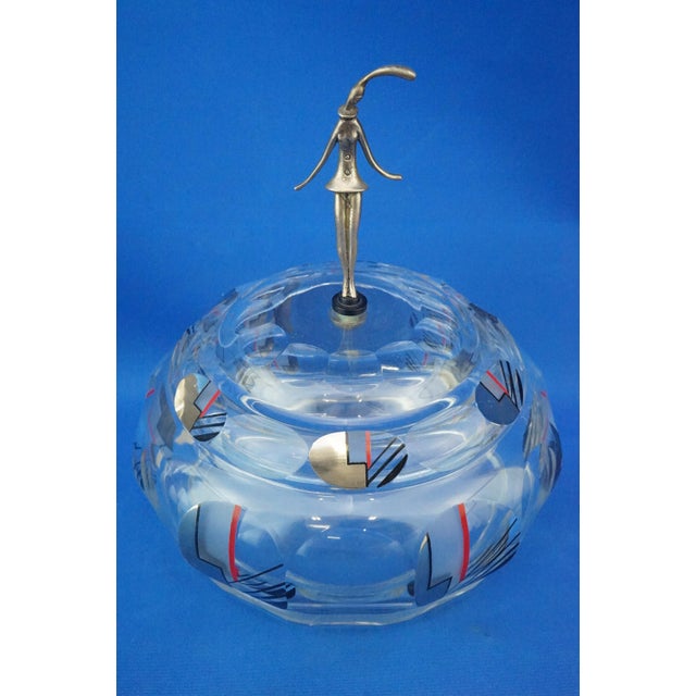 Bohemian Crystal Box by Karl Palda, 1920s For Sale - Image 13 of 18