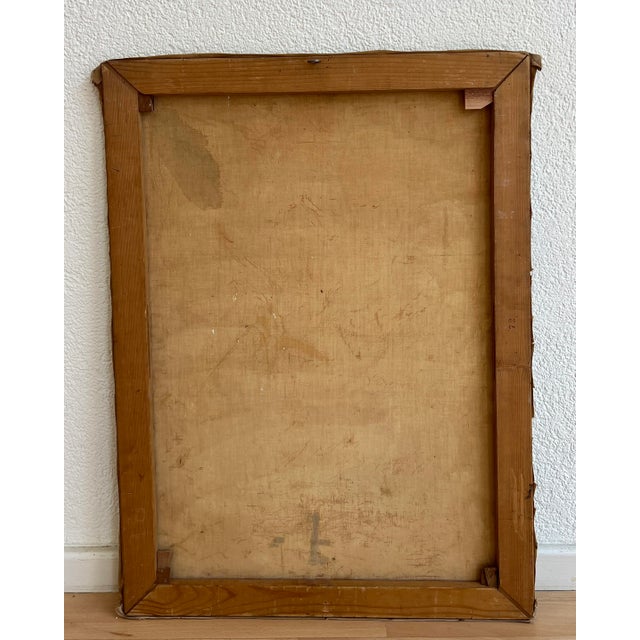 Joseph Gautschi, Montagne enneigée, Suisse, Oil on Canvas For Sale - Image 9 of 10