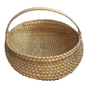 Jesse Jones 1907-2003 Signed and Dated October 1983 White Oak Gathering Basket