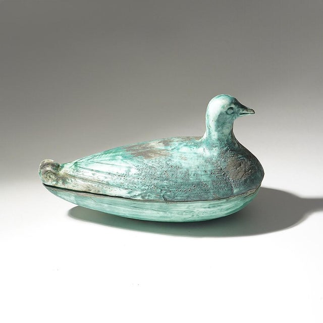 Ceramic Box in the Shape of a Bird, 1960s For Sale - Image 6 of 15