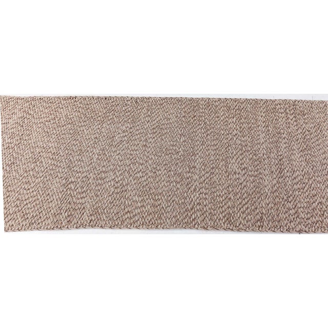 Early 21st Century Contemporary Handwoven Brown Wool Runner by Doris Leslie Blau For Sale - Image 5 of 6