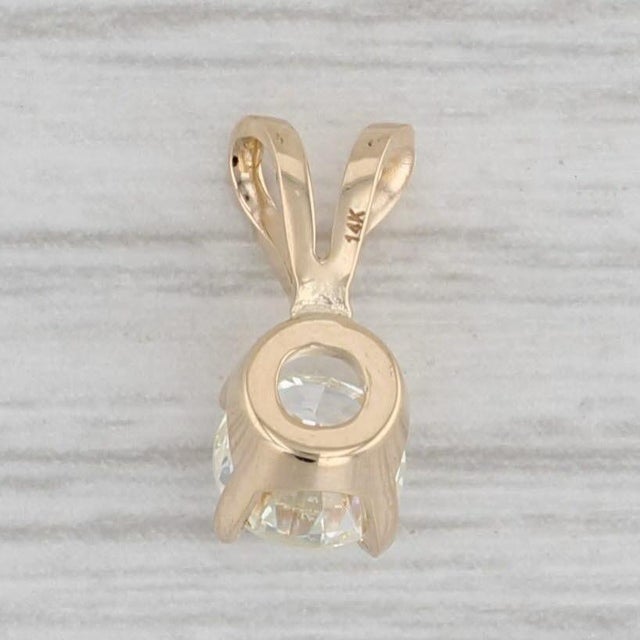 Gemstone Information: - Natural Diamond - Carats - 0.45ct Cut - Round Brilliant Color - K - L Clarity - SI2 Metal: 14k...
