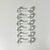 The English formal dining experience is exquisite and this set of six crystal knife rests will add that sophisticated...