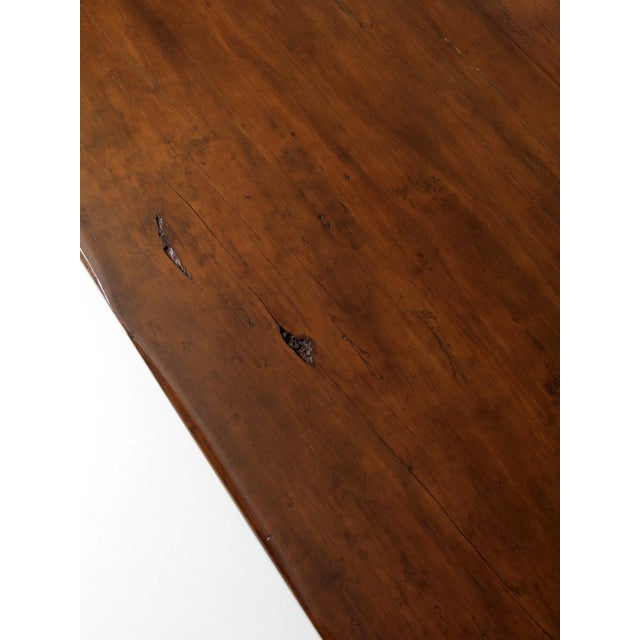 Antique Spanish Revival Trestle Table For Sale - Image 14 of 18