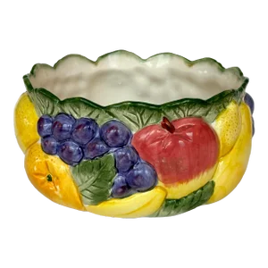 Fitz and Floyd Decorative Ceramic Fruit Bowl