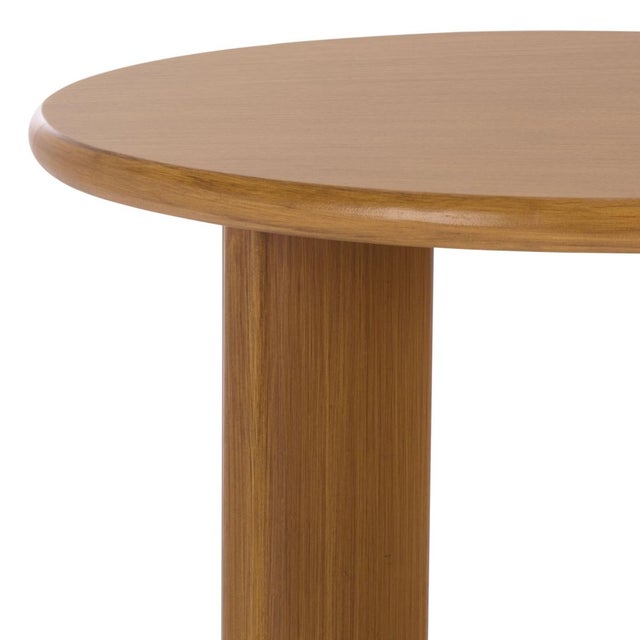 Spritely Home Ashanka End Table in Walnut For Sale - Image 4 of 8