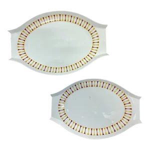 Mid-Century Modern Paul McCobb Platters, S/2