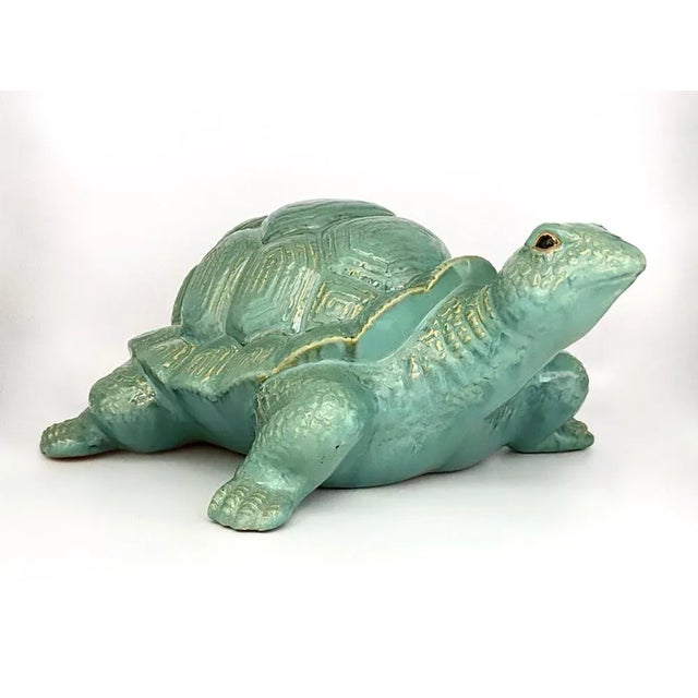 Large Italian Ceramic Turtle, 1960s For Sale - Image 12 of 12